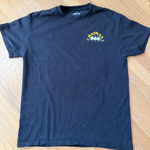Men's Batman Black Yellow Short Sleeve Tee M